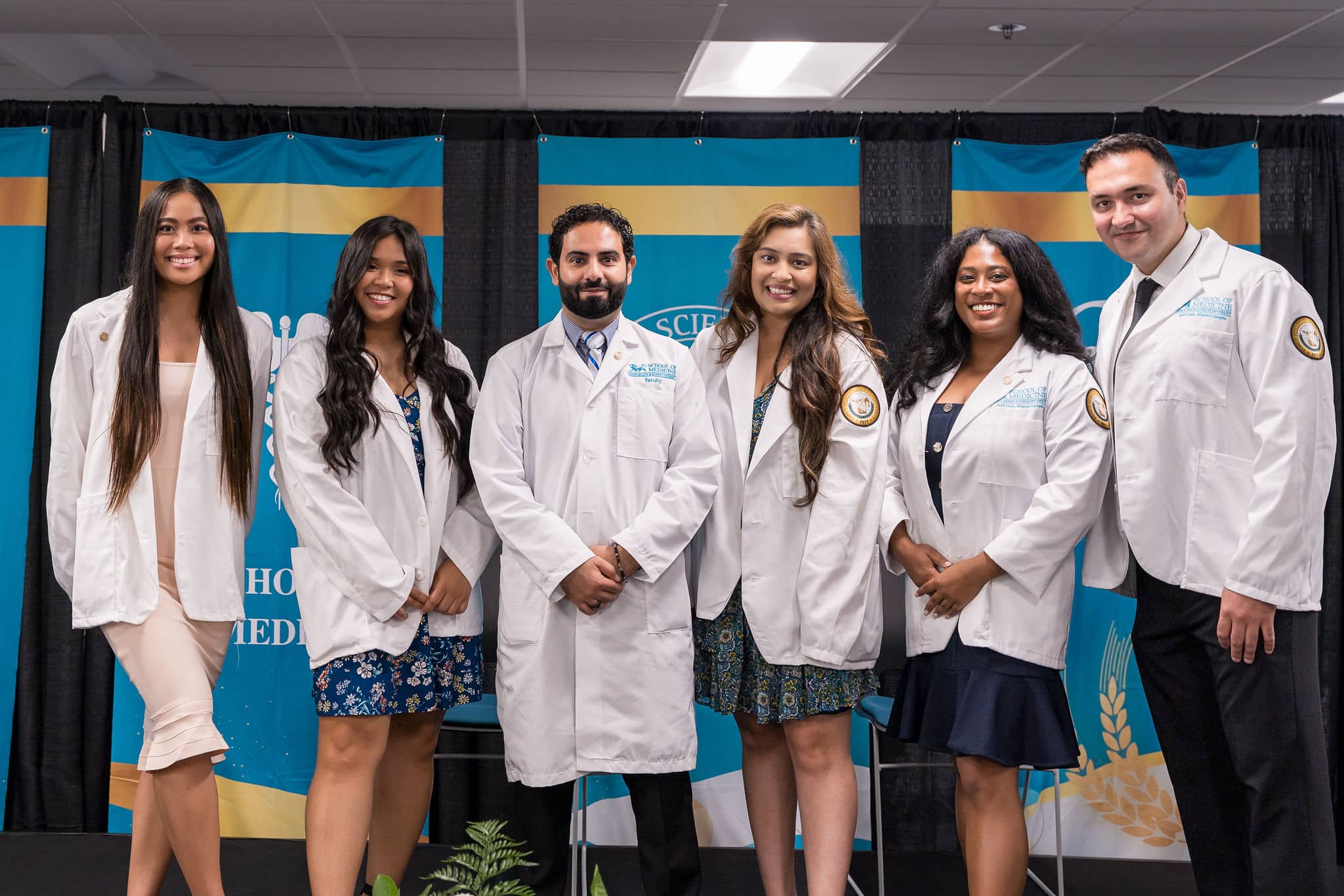 MSMS partner Students accept their whitecoats at PHSU School of Medicine